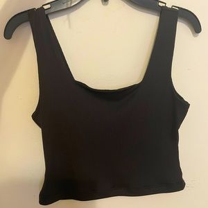 Black crop top